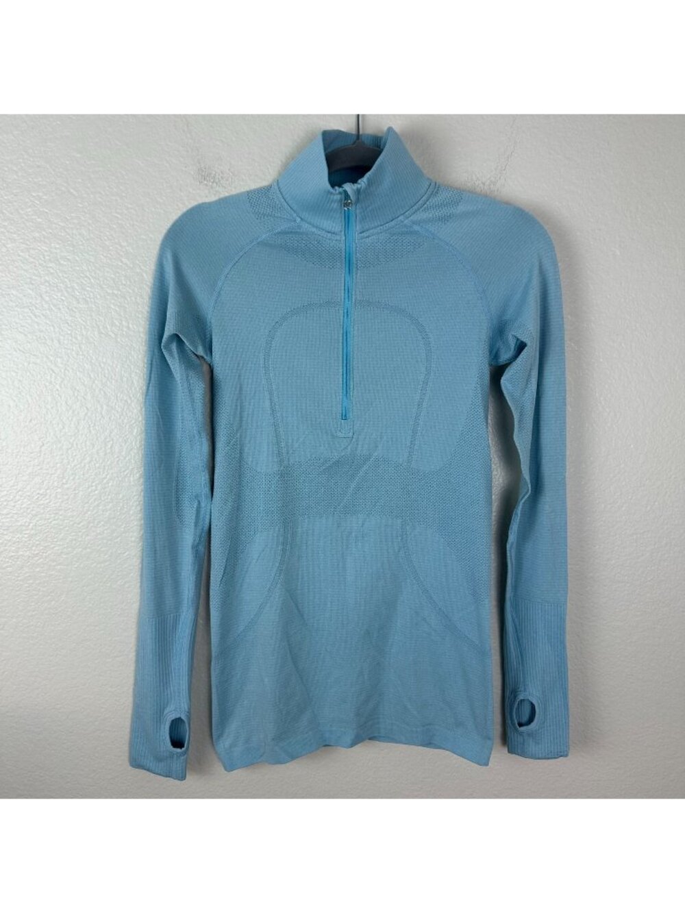 Lululemon Run Swiftly Tech 1/2 Zip Long Sleeve 6 Blue Athleisure Athletic Active